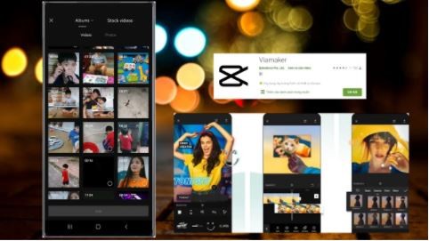 Ứng dụng làm video tiktok Viamaker
